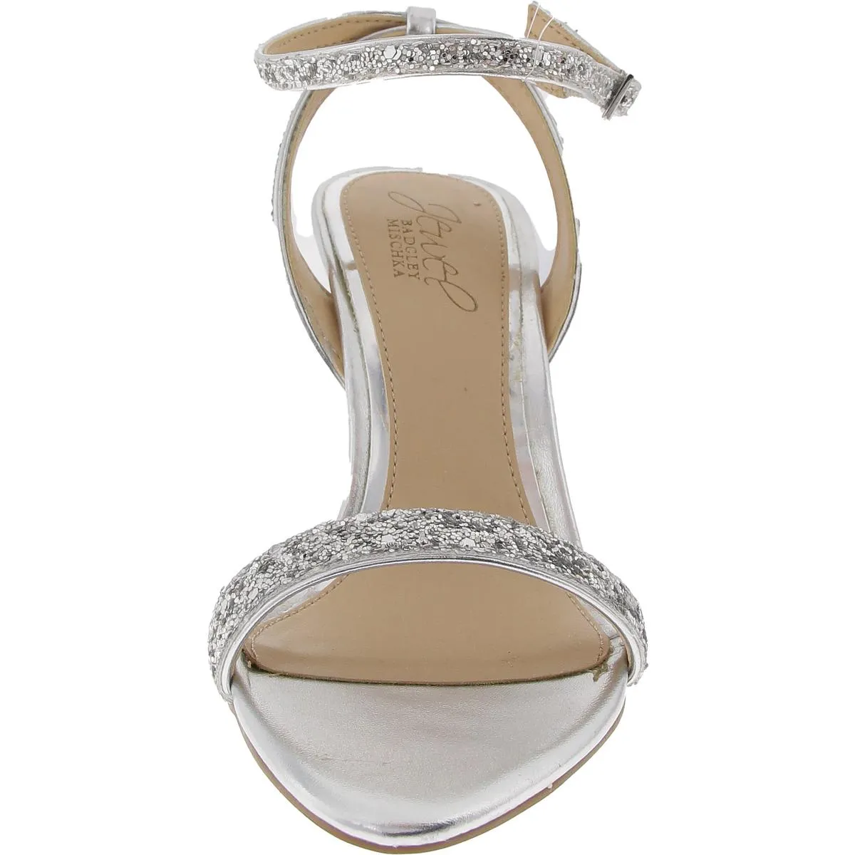 Womens Embellished Ankle Strap