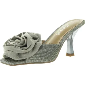 Womens Embellished Man Made Mules