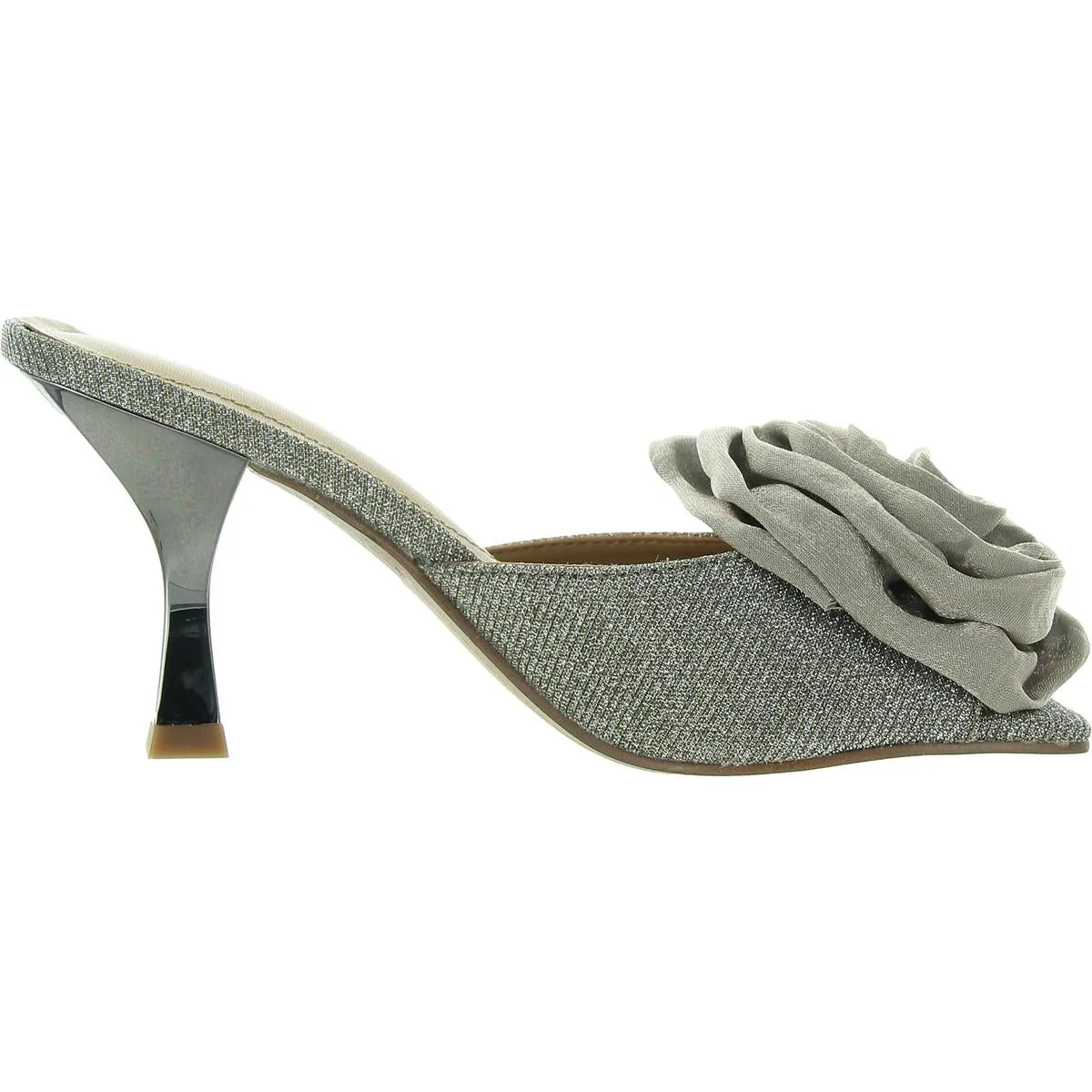 Womens Embellished Man Made Mules