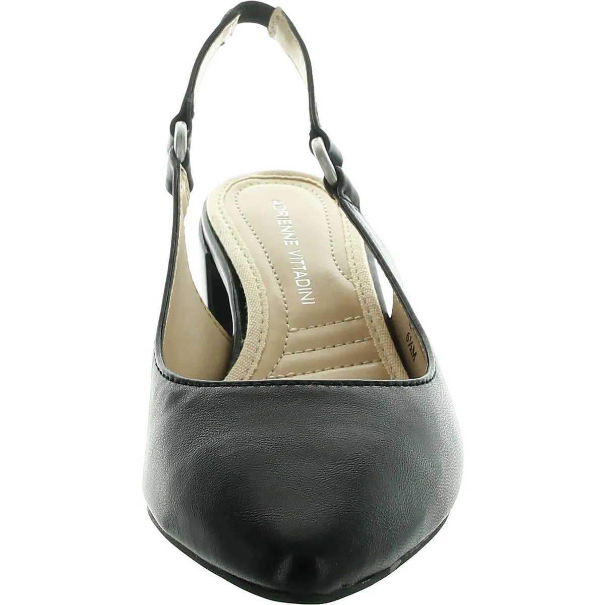 Womens Embellished Manmade Slingback Heels