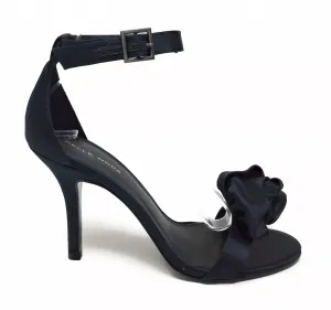 Women's Evlin Sl Silk Heels In Black Silk
