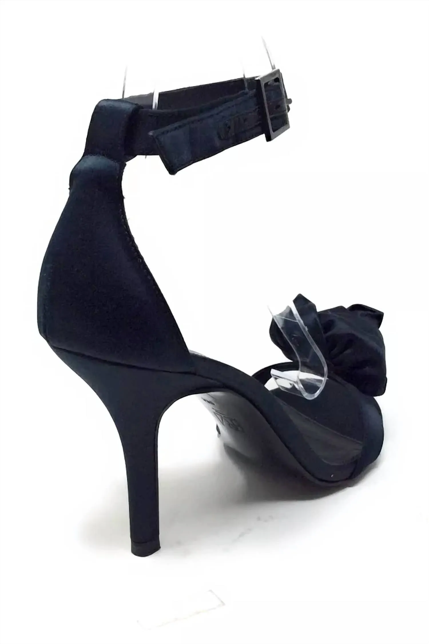 Women's Evlin Sl Silk Heels In Black Silk
