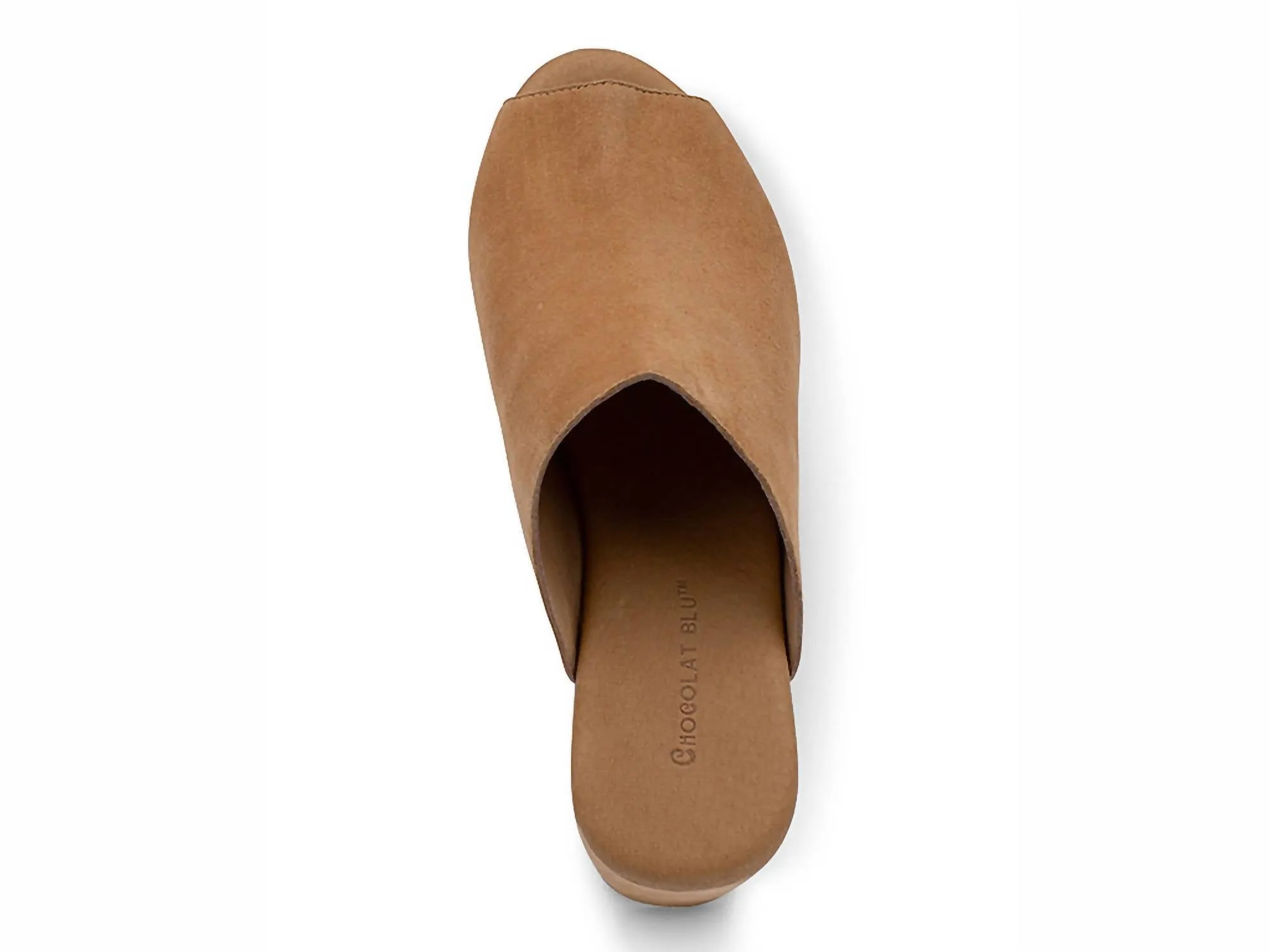Women's Garnnet Platform Heel In Tan Suede