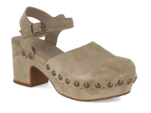Women's Garvey Platform Shoe In Taupe Suede