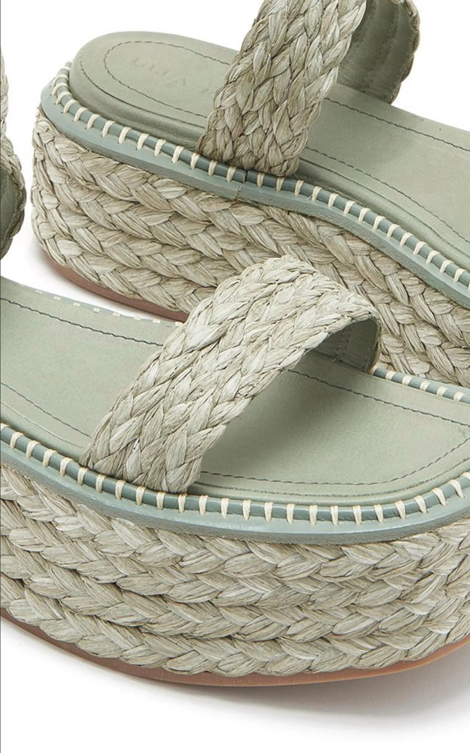 Women's Gemma Flatform Strappy Sandal In Malachite Green