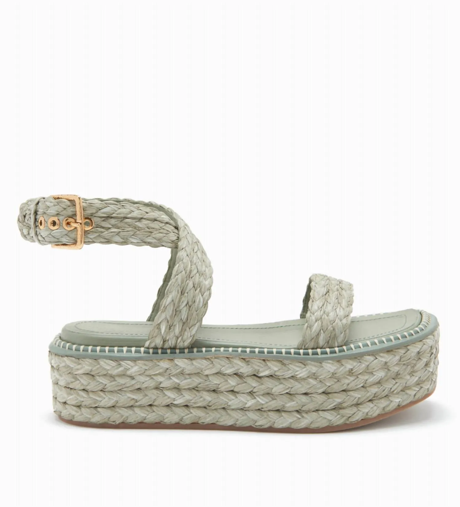 Women's Gemma Flatform Strappy Sandal In Malachite Green