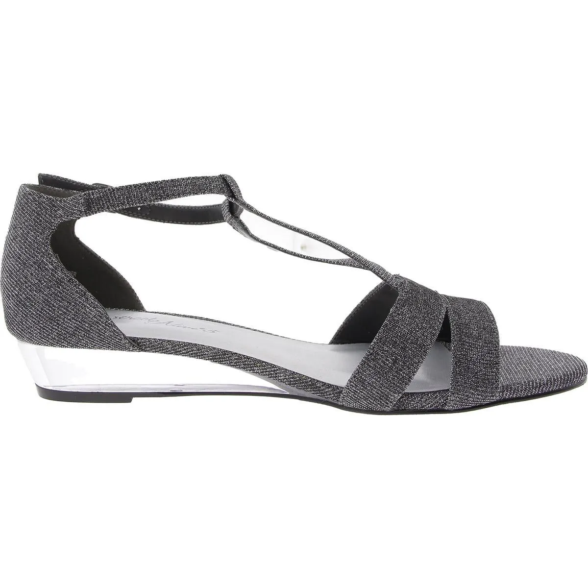 Womens Glitter Man Made Ankle Strap