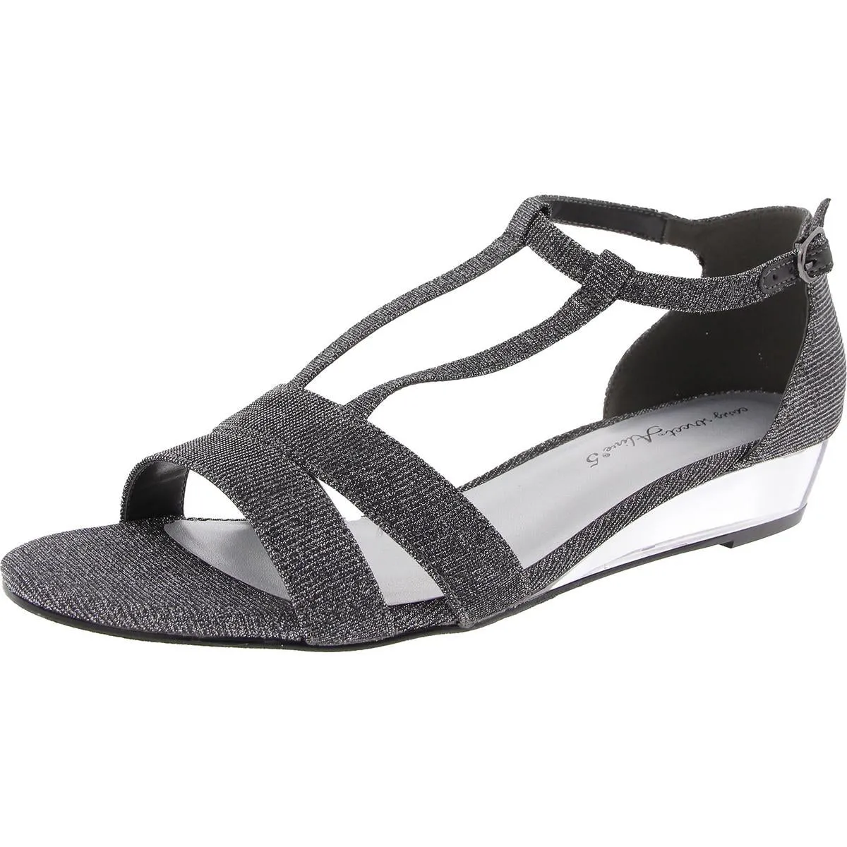 Womens Glitter Man Made Ankle Strap
