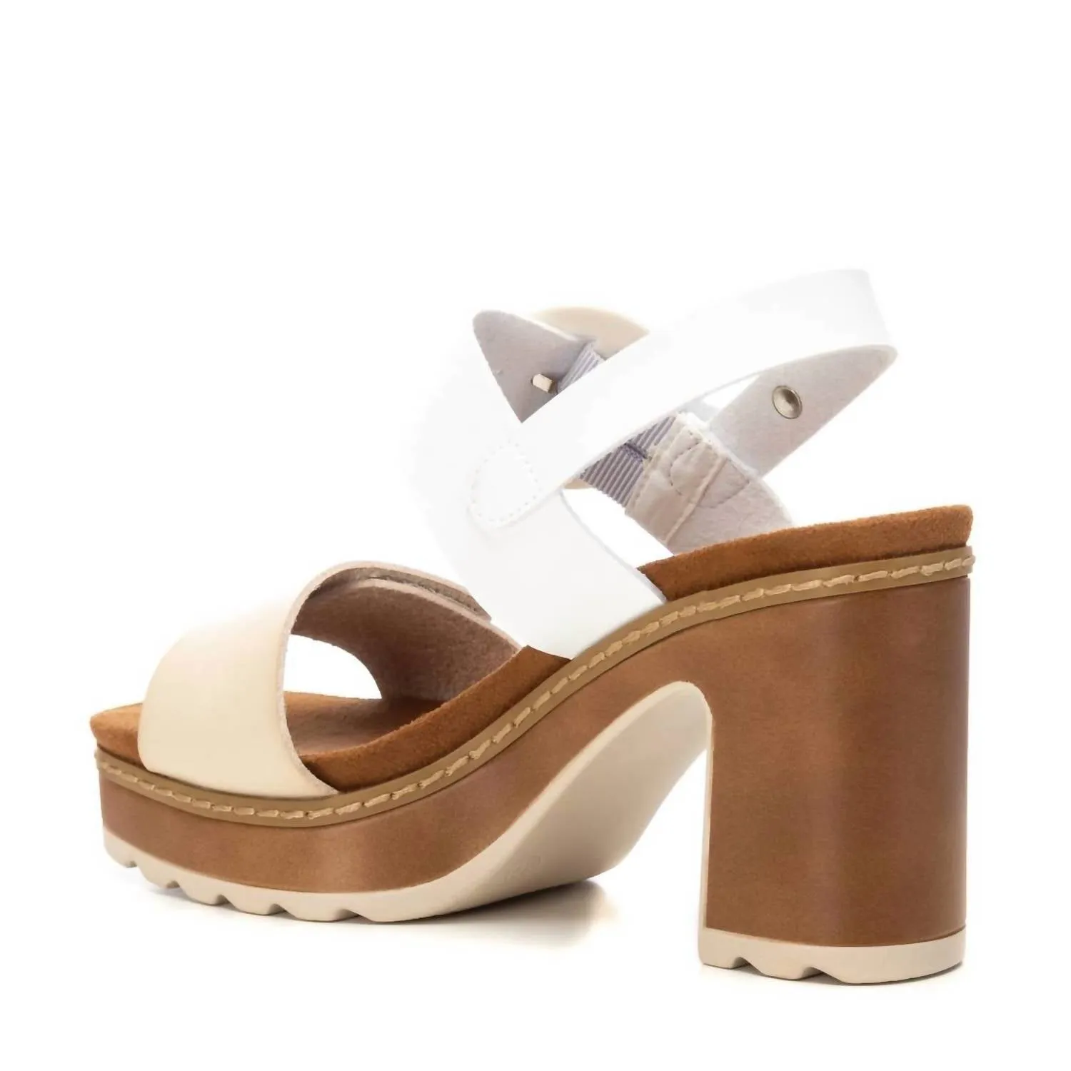 Women's Heeled Sandals In White