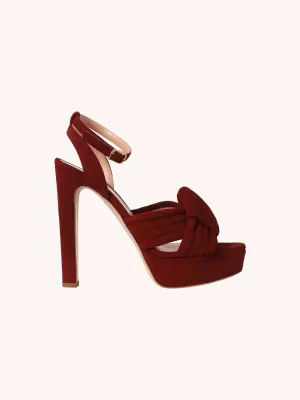 Women's Hellcat Suede Platform In Manor Red