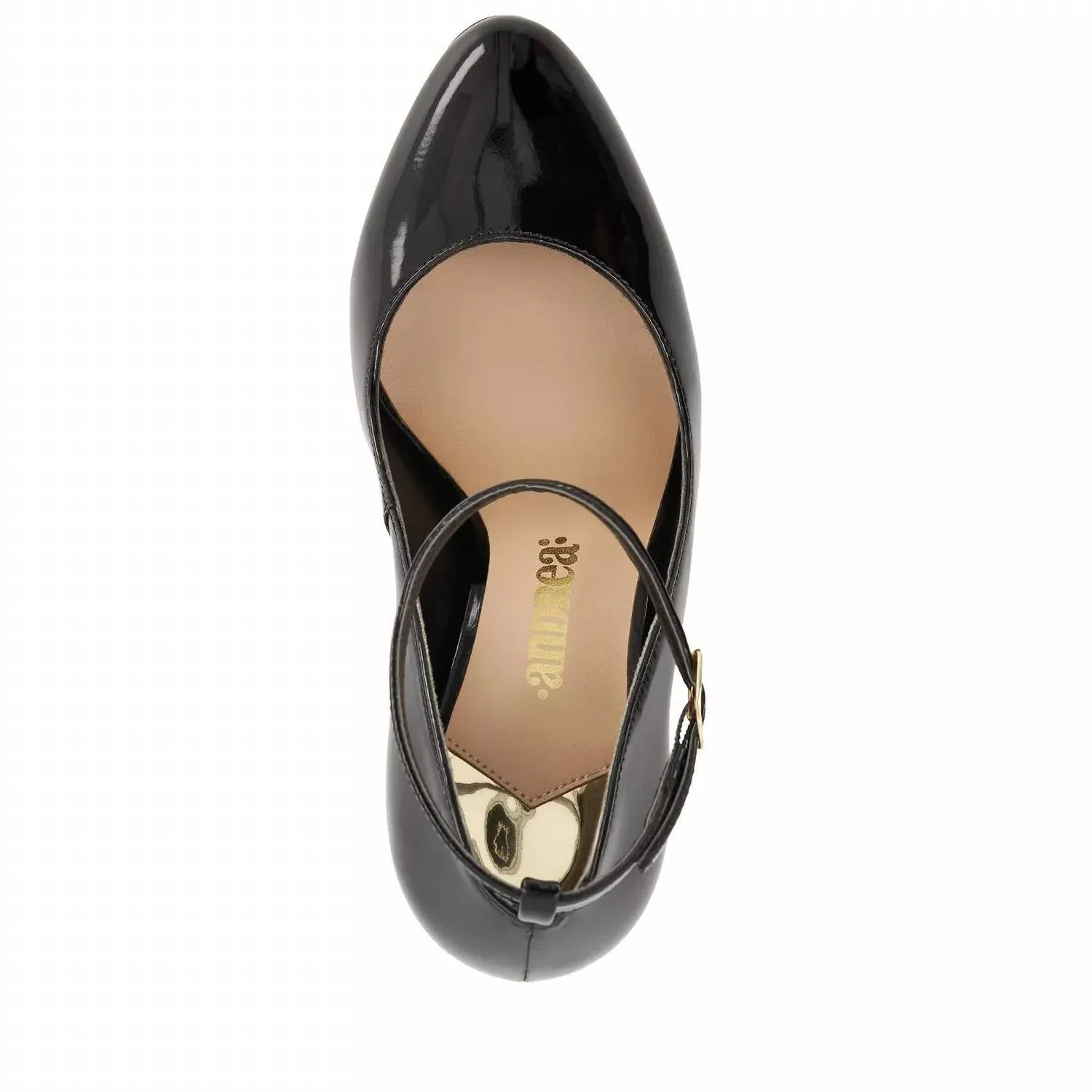 Women's High Heels Ankle Buckle Strap Shoes In Black
