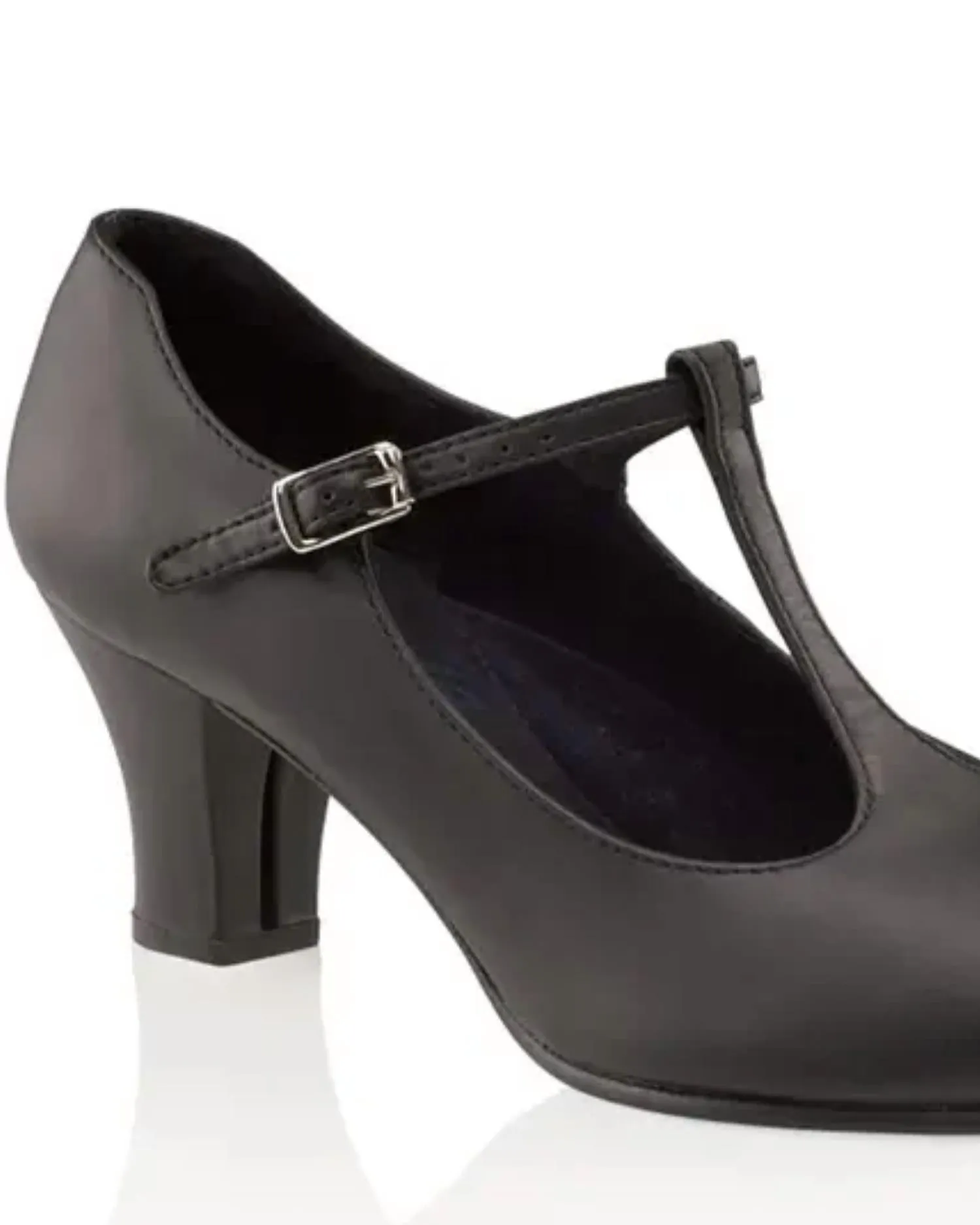WomenS Jr Footlight T-Strap Character Shoe In Black