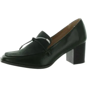 Womens Laceless Man Made Loafer Heels