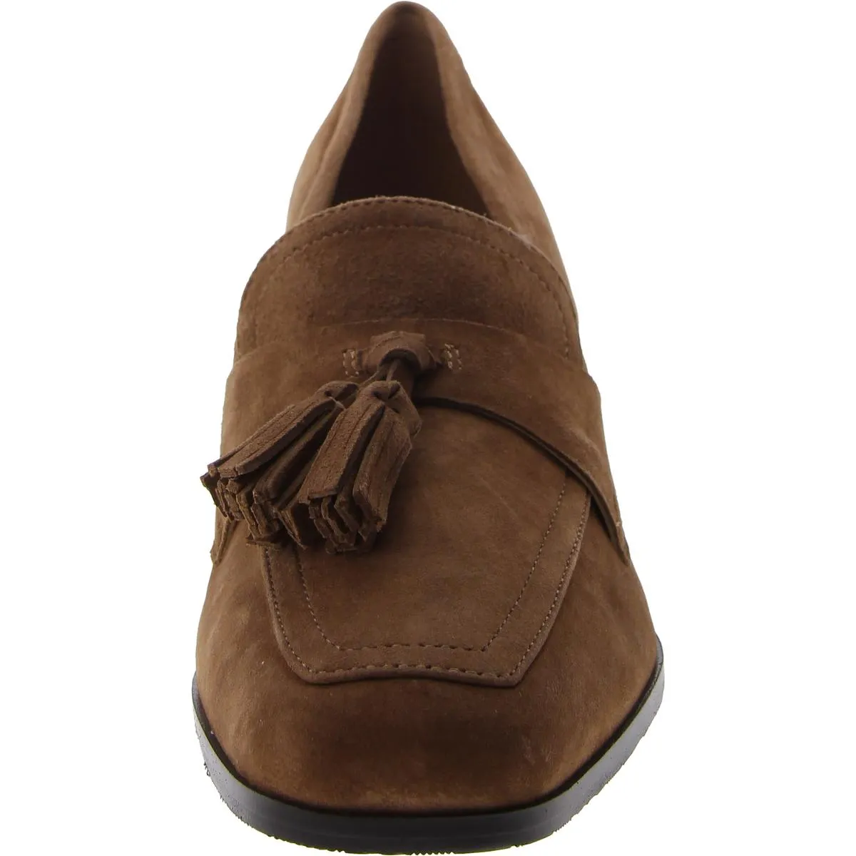 Womens Leather Comfort Insole Block Heels