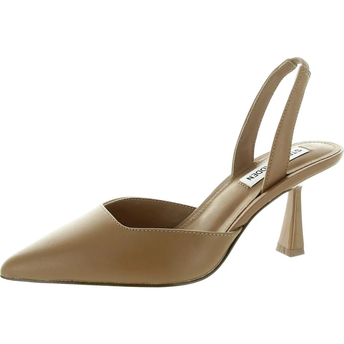 Womens Leather Kitten Heels