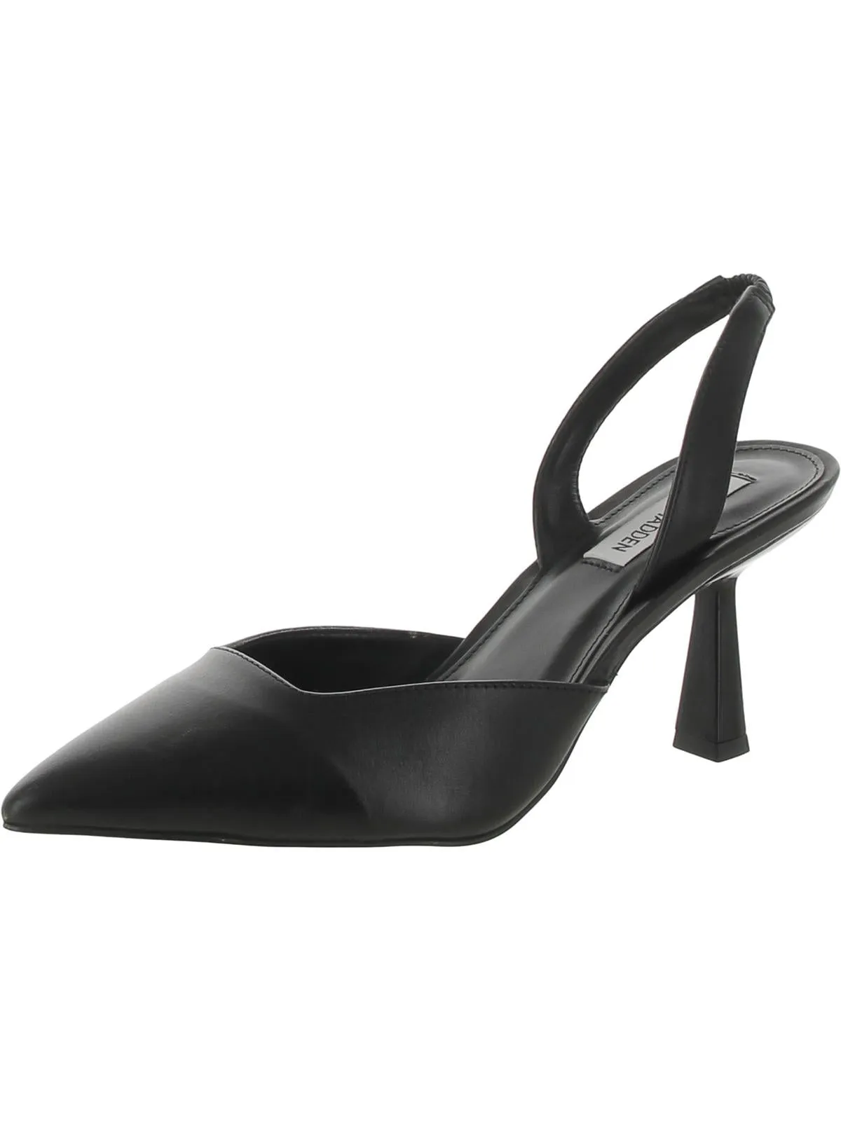 Womens Leather Kitten Heels
