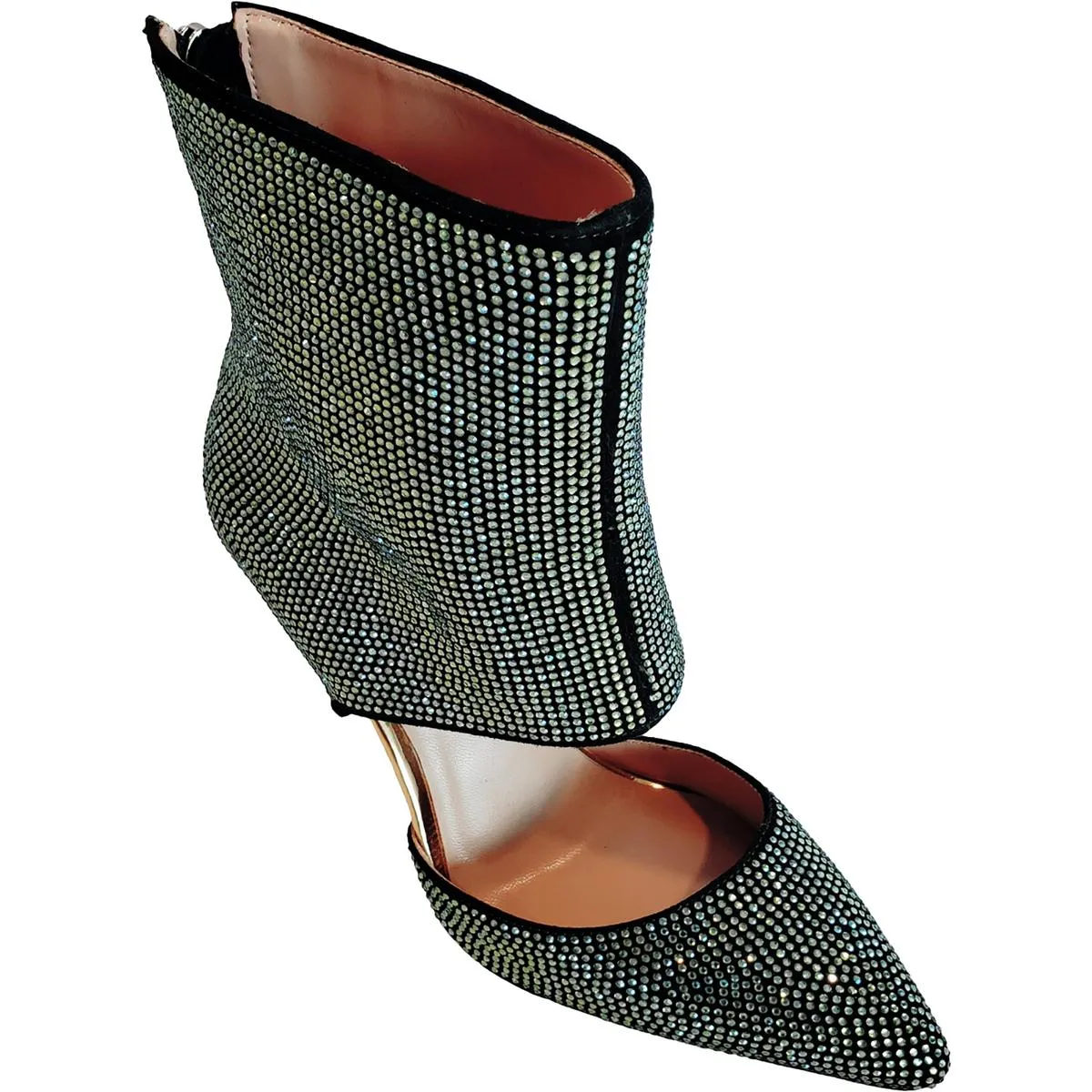 Womens Leather Pointed Toe Pumps