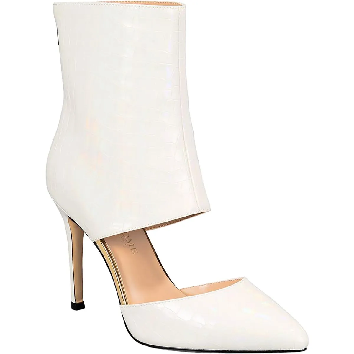 Womens Leather Pointed Toe Pumps