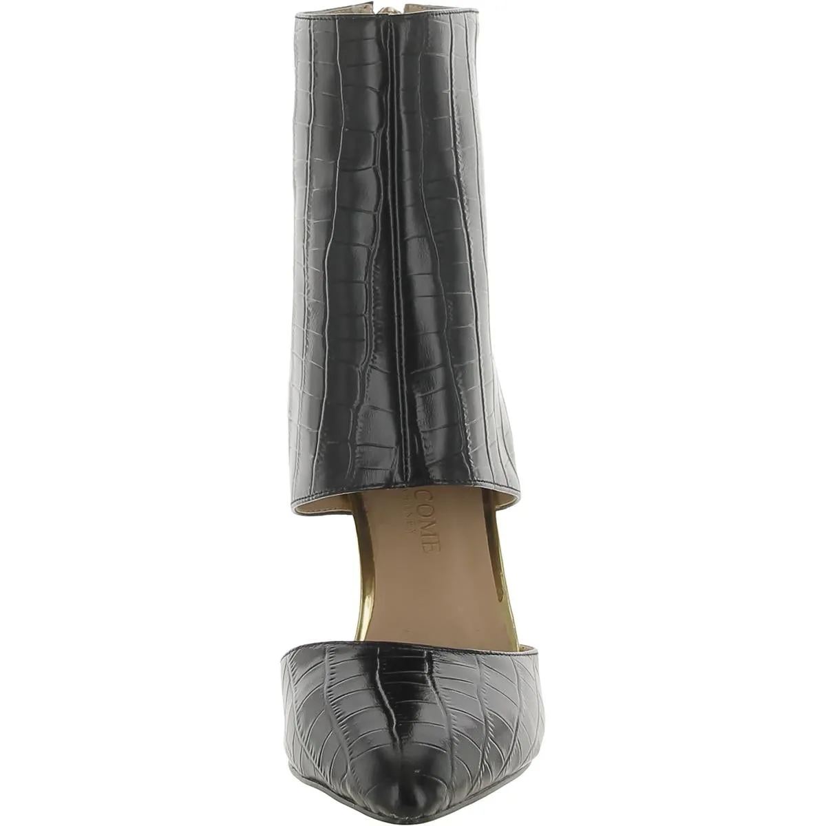 Womens Leather Pointed Toe Pumps