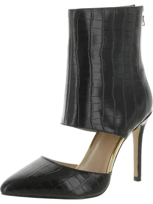 Womens Leather Pointed Toe Pumps