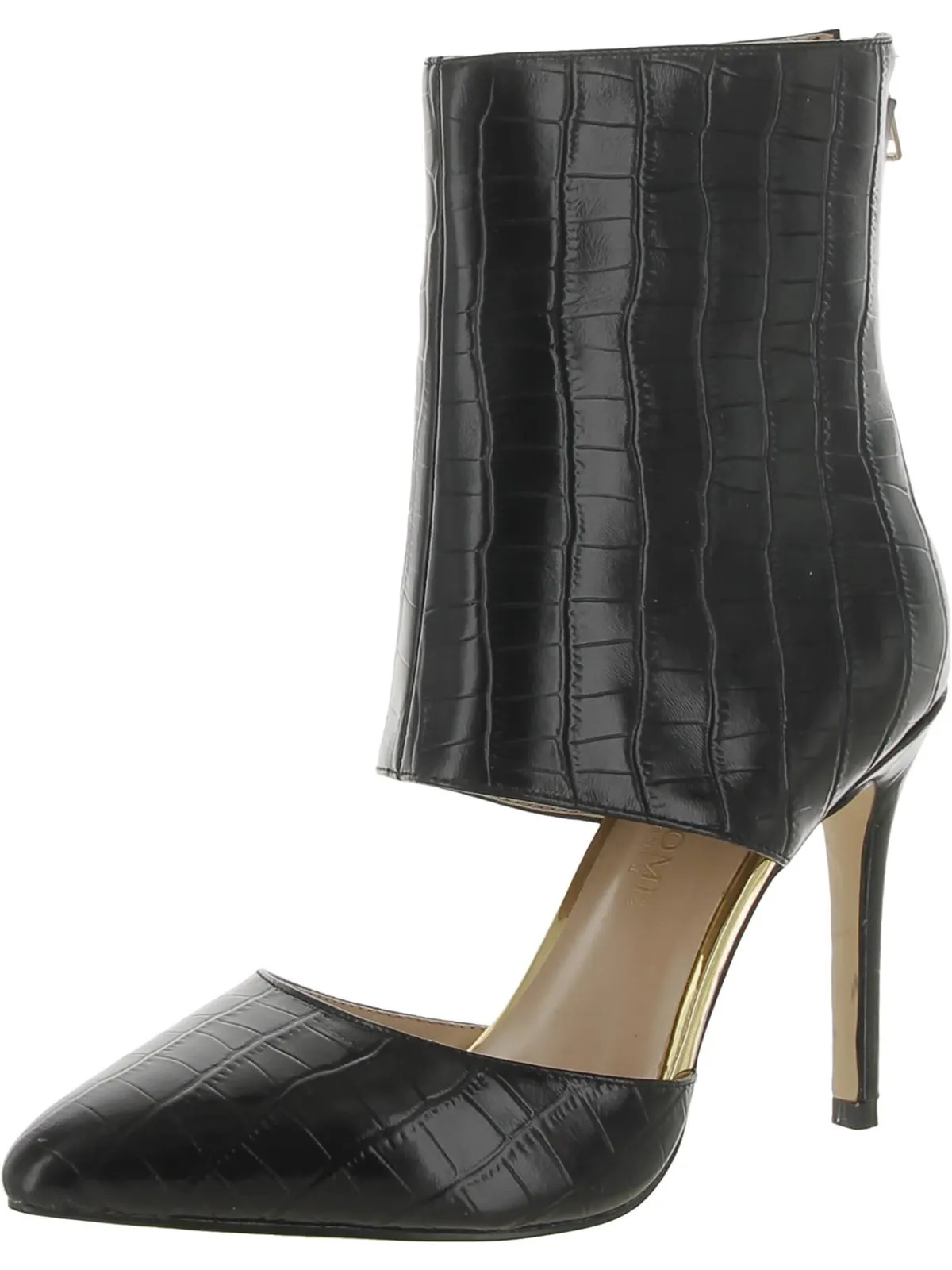 Womens Leather Pointed Toe Pumps