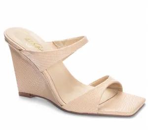 Women's Omira Wedge Heel In Beige