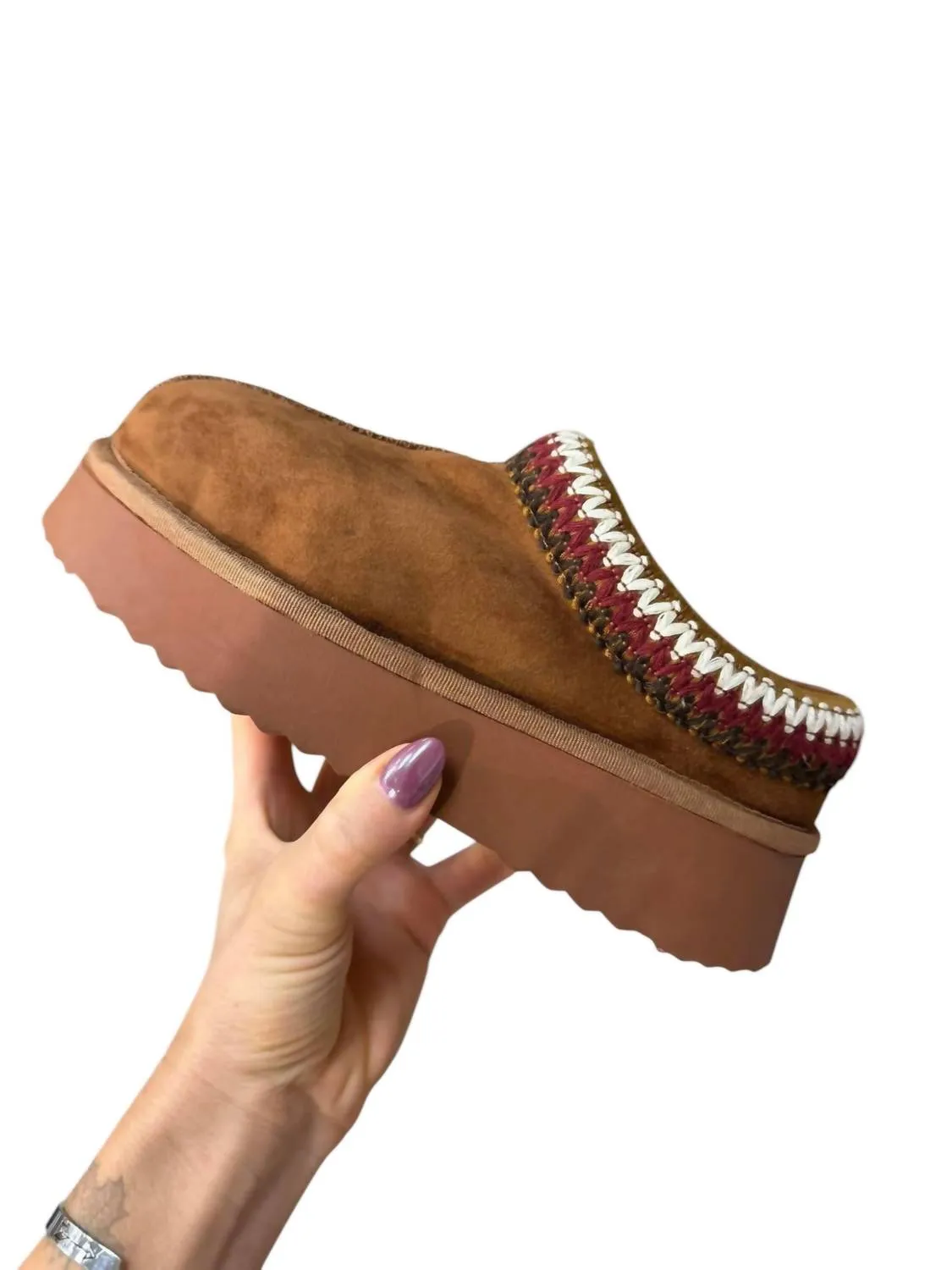 Women's On Trend Platform Shoe In Natural