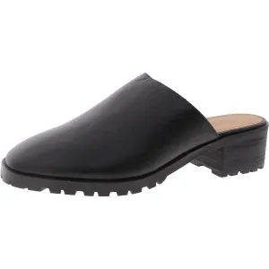 Womens Open Back Leather Mules