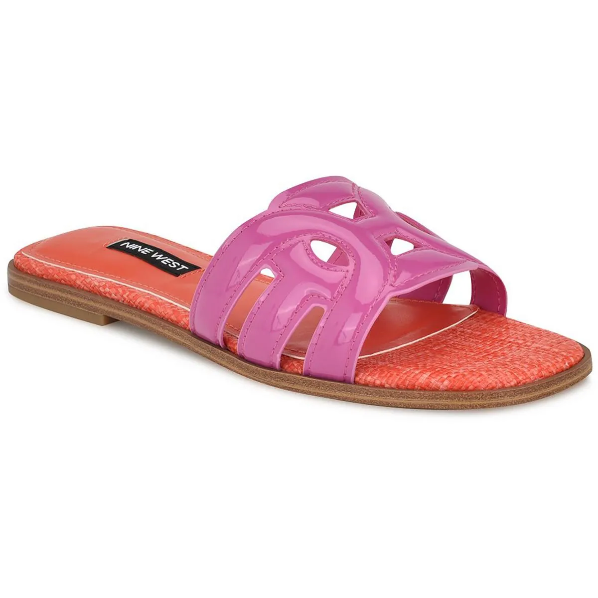 Womens Padded Insole Manmade Slide