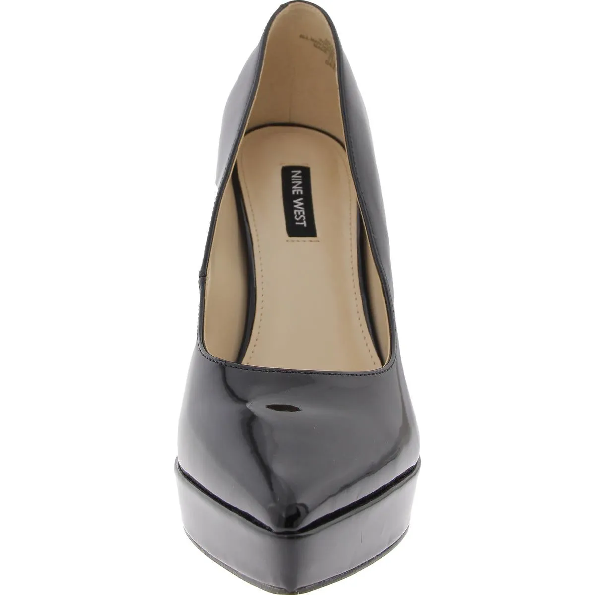 Womens Padded Insole Patent Pumps