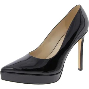Womens Padded Insole Patent Pumps