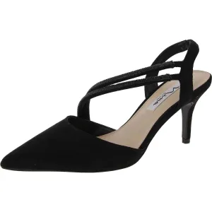 Womens Padded Insole Slingback Heels