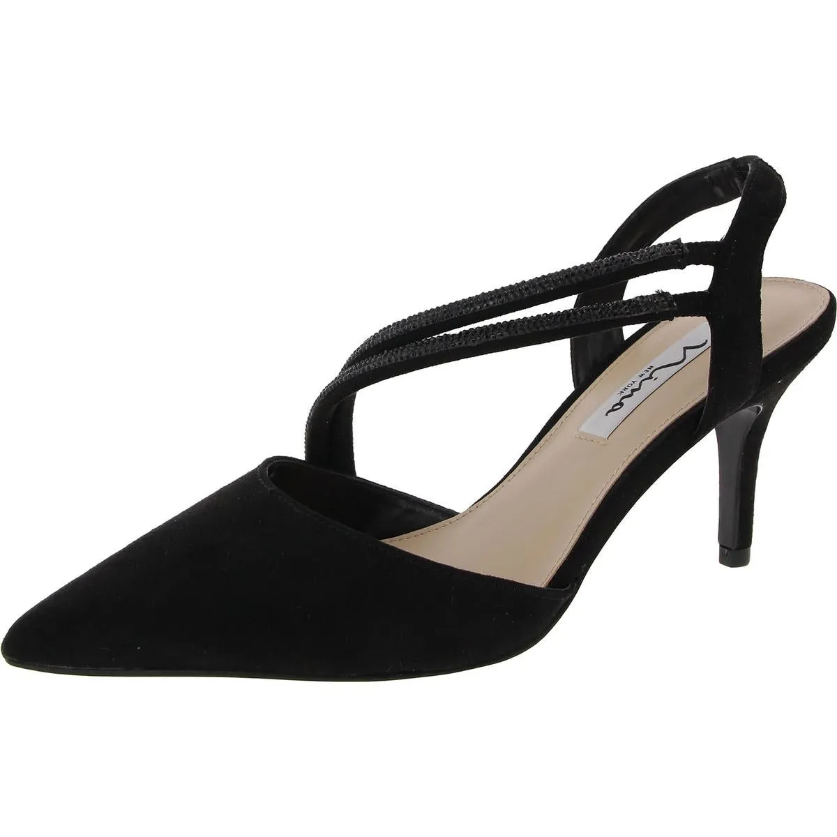 Womens Padded Insole Slingback Heels
