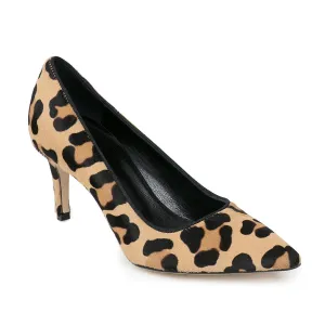 Women's Paige Leopard Pony Heels In Yellow/black