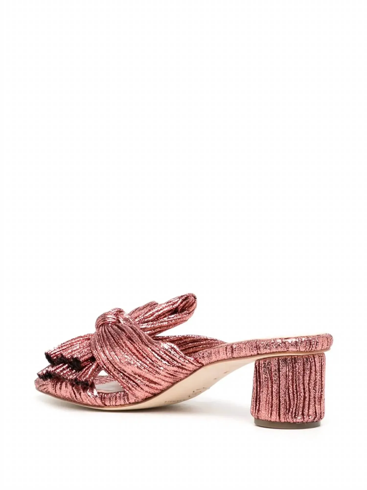 Women's Penny Heels In Rust Red