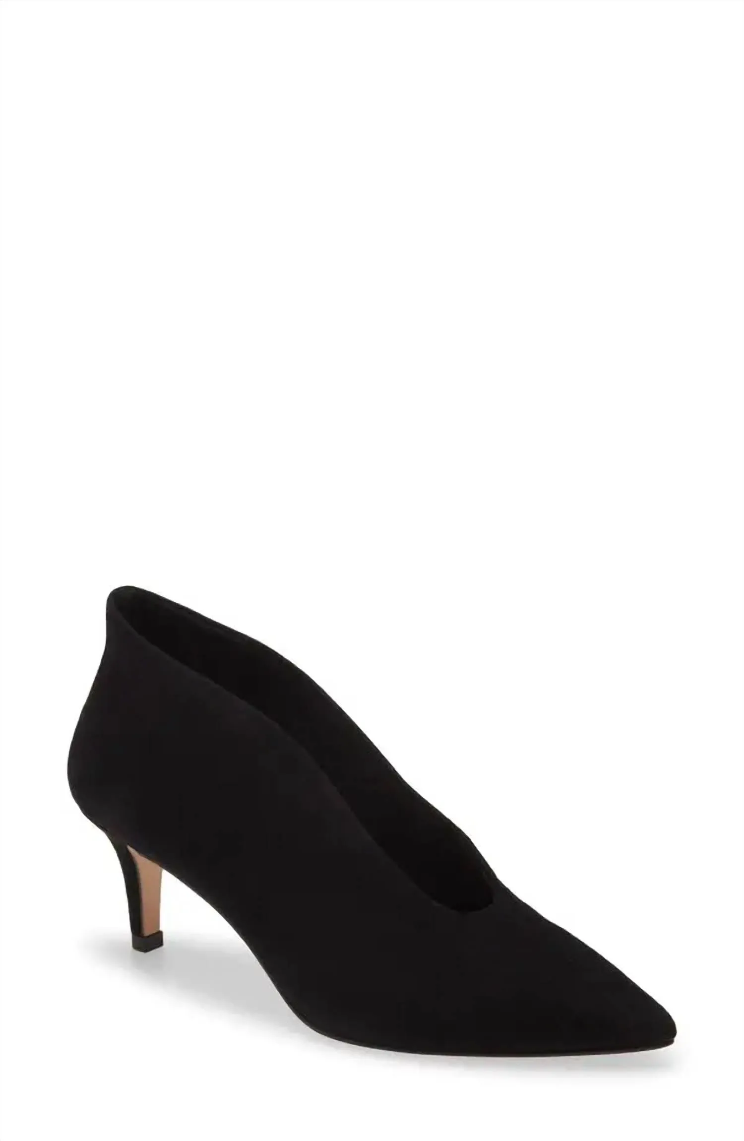 Women's Pump Helena Suede Heels In Black