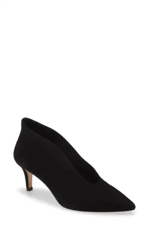 Women's Pump Helena Suede Heels In Black