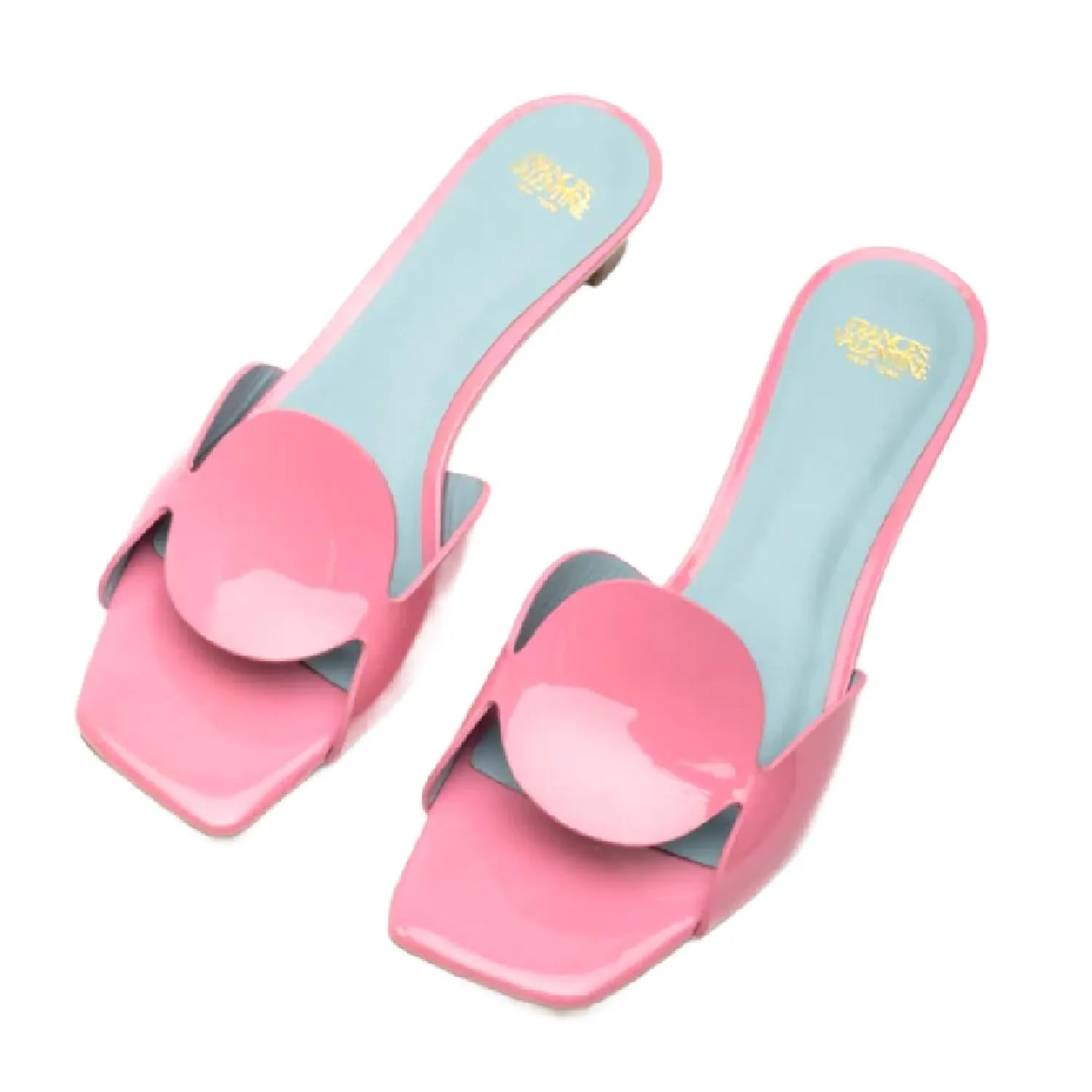 Women's Sandy Circle Slide Heel In Pink