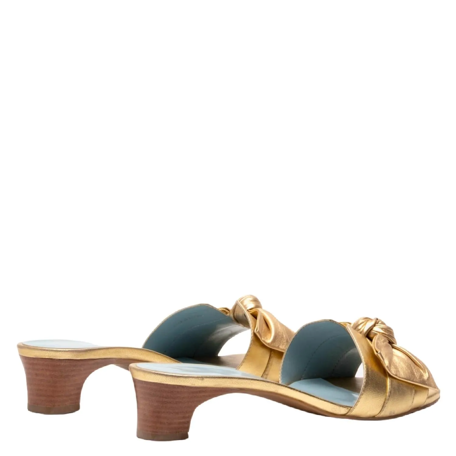 Women's Sandy Slide Heel In Gold