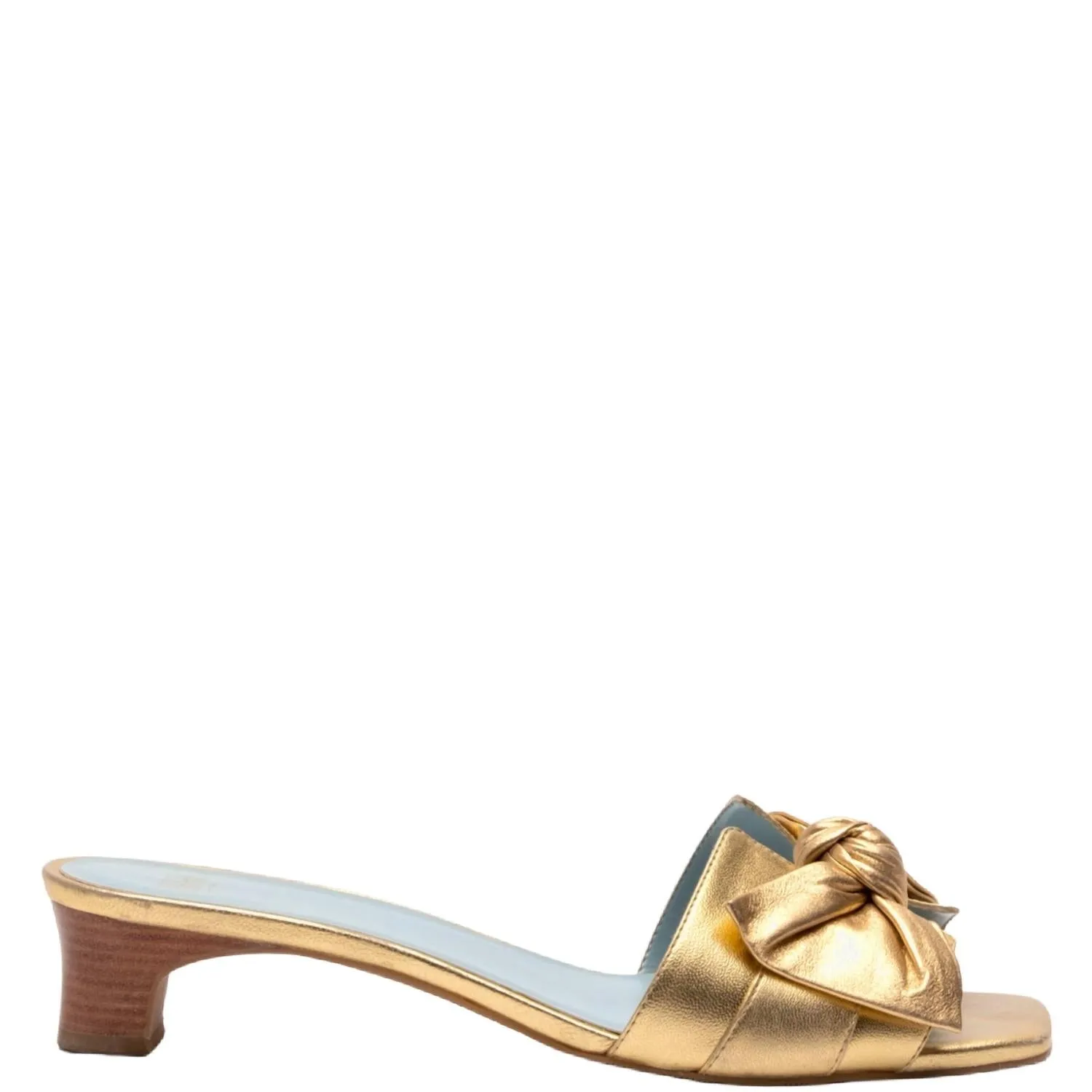 Women's Sandy Slide Heel In Gold