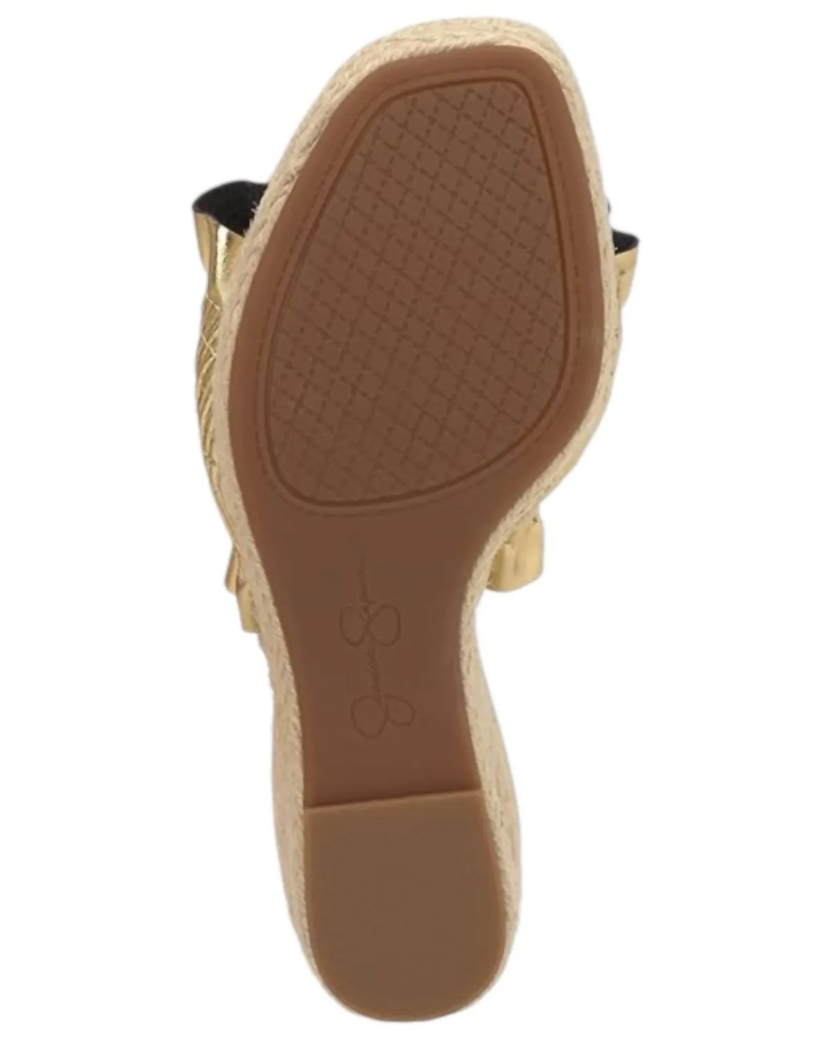 Women's Serilda Espadrille Platform Wedge Sandals In Rich Gold