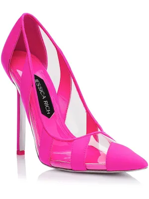 Womens Slip On Pointed Toe Pumps