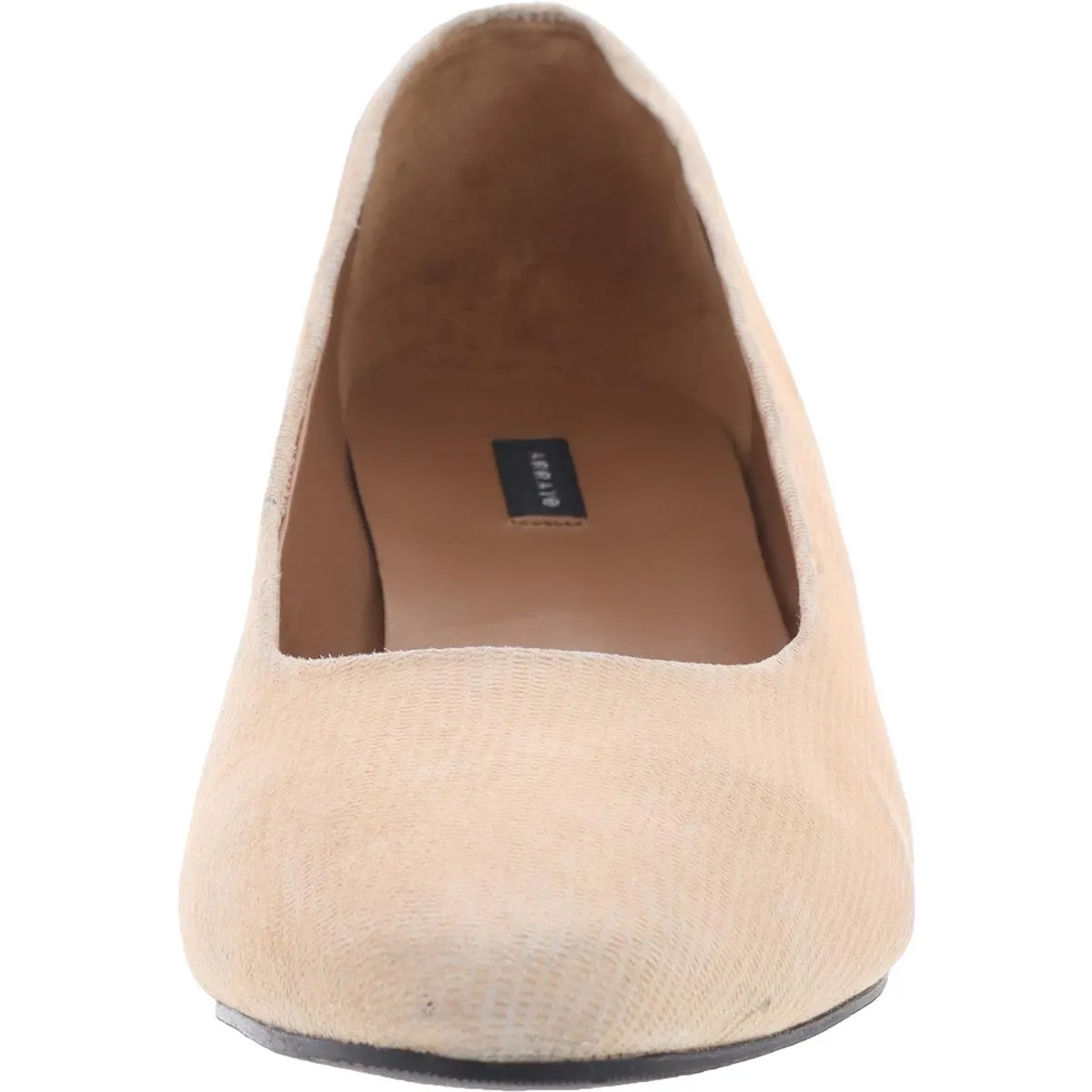 Womens Solid Leather Pumps