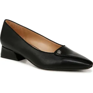 Womens Solid Man Made Block Heels
