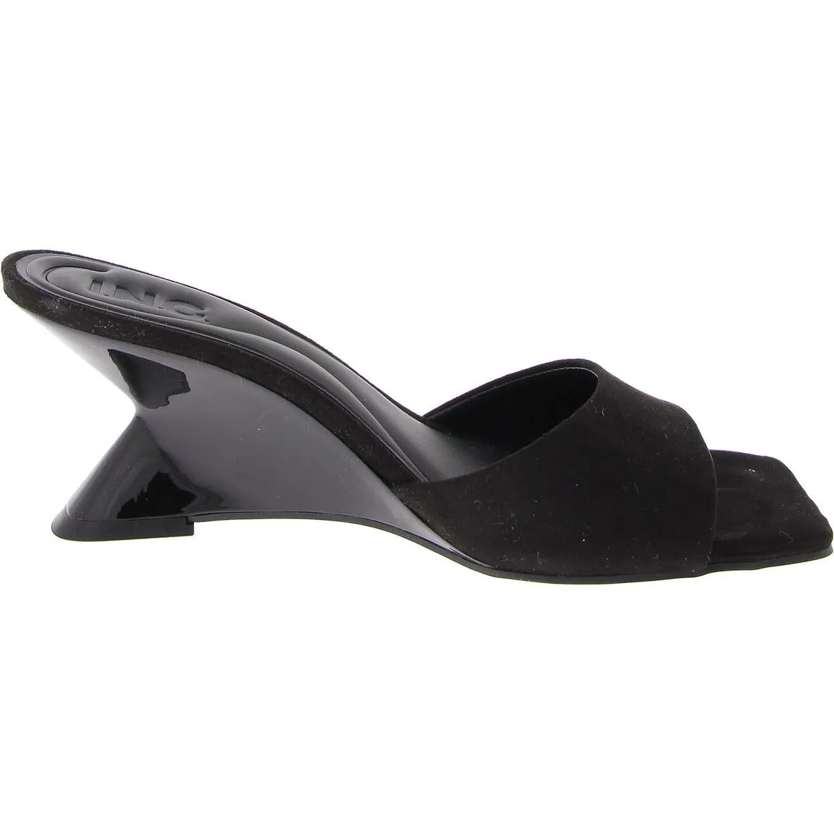 Womens Solid Manmade Mules