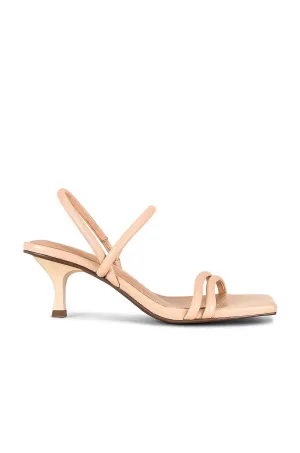 Women's Strappy Kitten Heel In Vacchetta