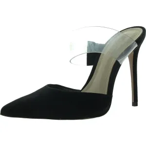 Womens Stretch Leather Pumps