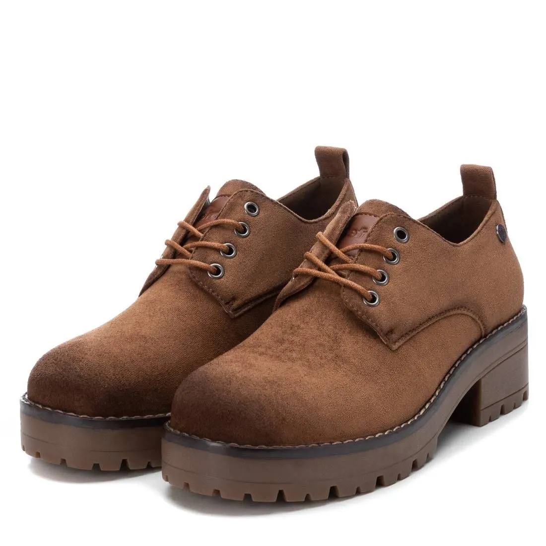 Women's Suede Lace-Up Oxfords By XTI