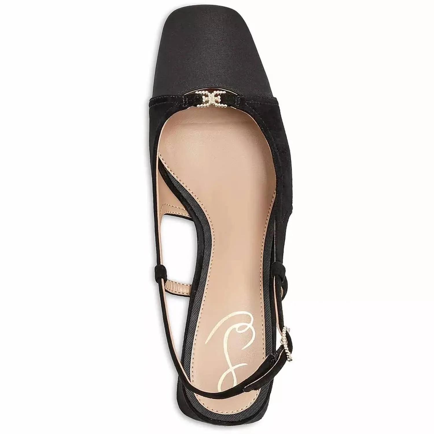 Women's Tarra Slingback Heels In Black Suede
