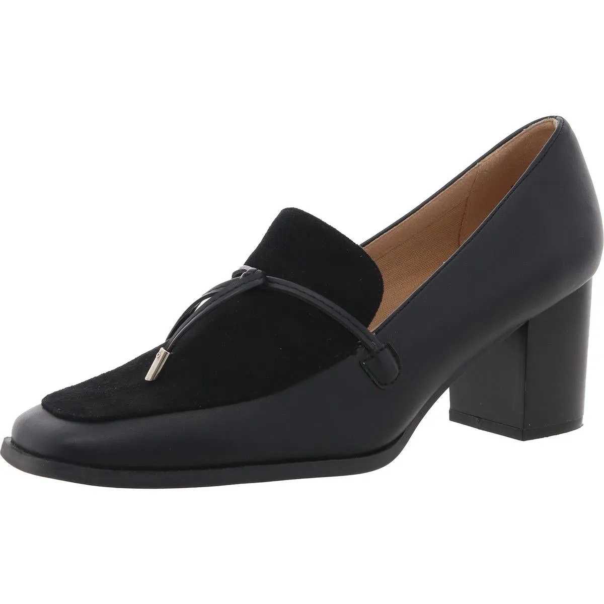 Womens Tassel Man Made Block Heels